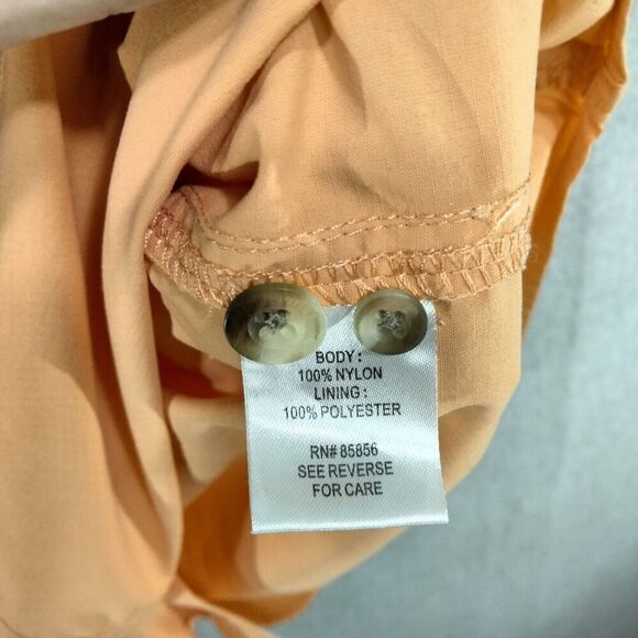 Gander Mountain Button Down Shirt Mens Size L Orange Vented Guide Series Fishing - Picture 6 of 11